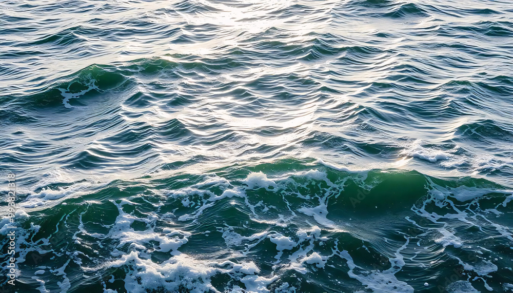 Fototapeta premium View of the sea waves