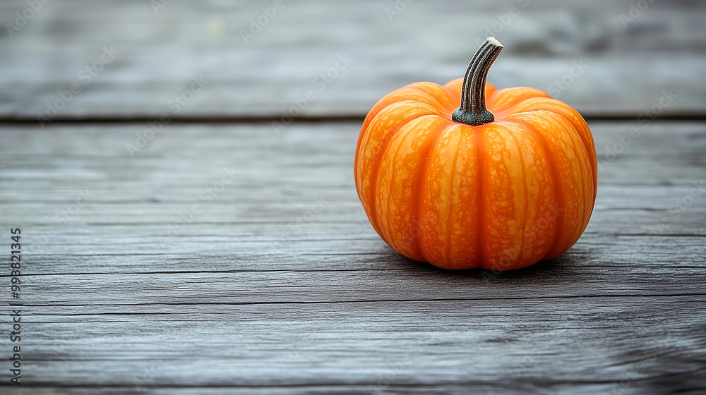 Single small pumpkin on a dark rustic background, capturing the simplicity and natural beauty of fall. The dramatic lighting emphasizes the rich orange color, giving the scene an artistic feel.
Single small pumpkin on a dark rustic background, capturing the simplicity and natural beauty of fall. The dramatic lighting emphasizes the rich orange color, giving the scene an artistic feel.