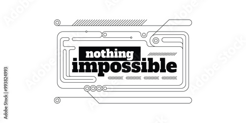 Nothing impossible with technologcal line background.jpg