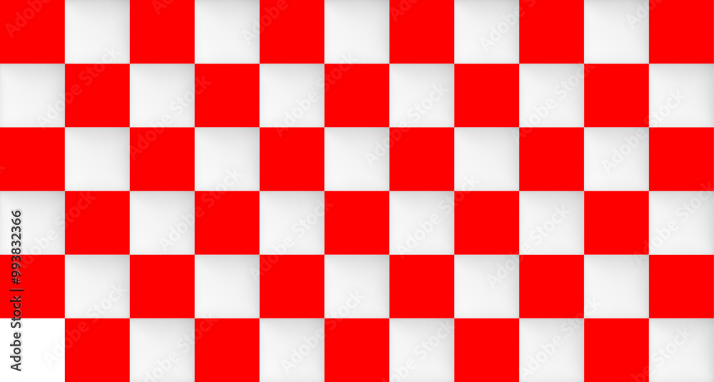 Fototapeta premium red and white checkered background