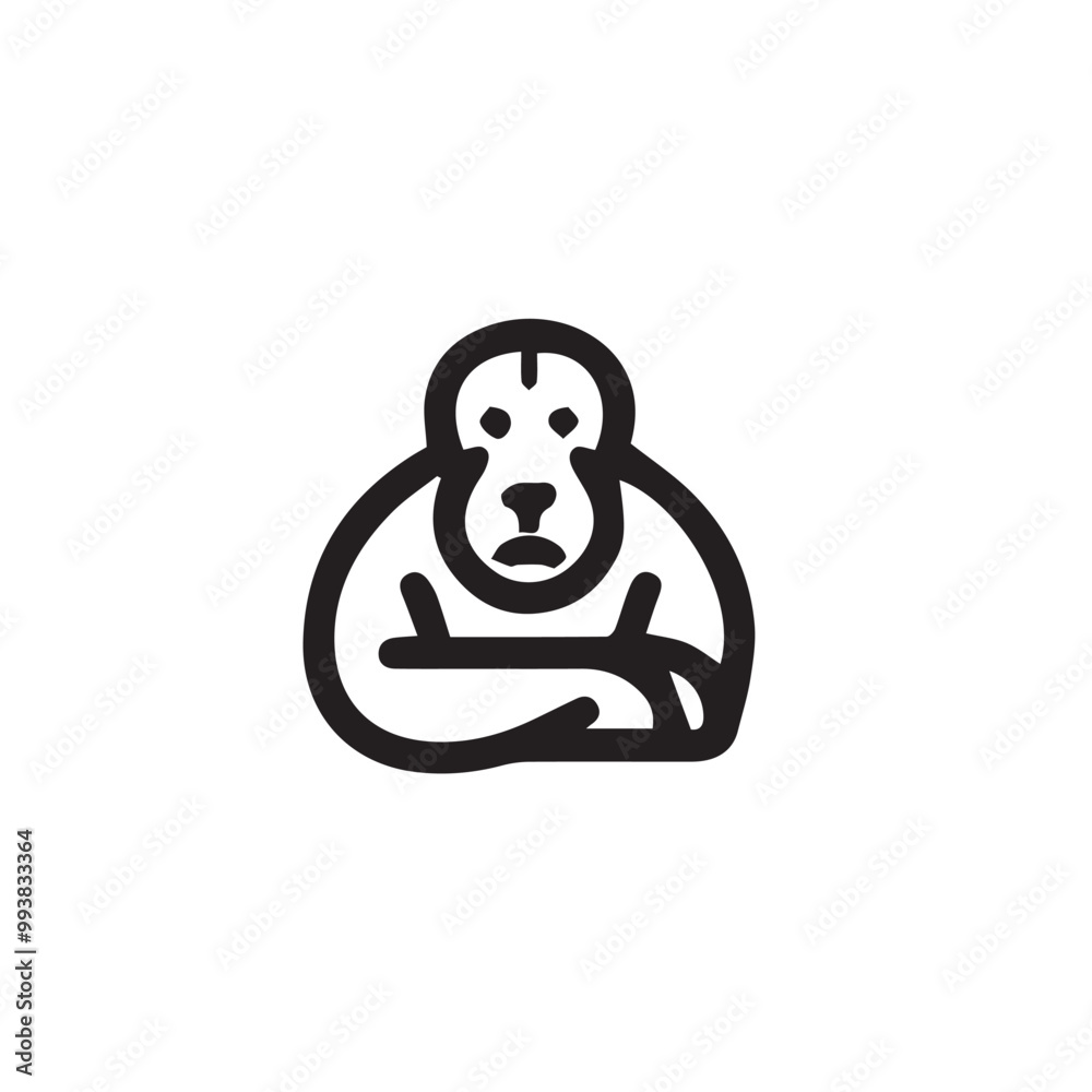 Simple of Animal silhouette Vector Line Icons Simple of Animal silhouette Vector Line Icons