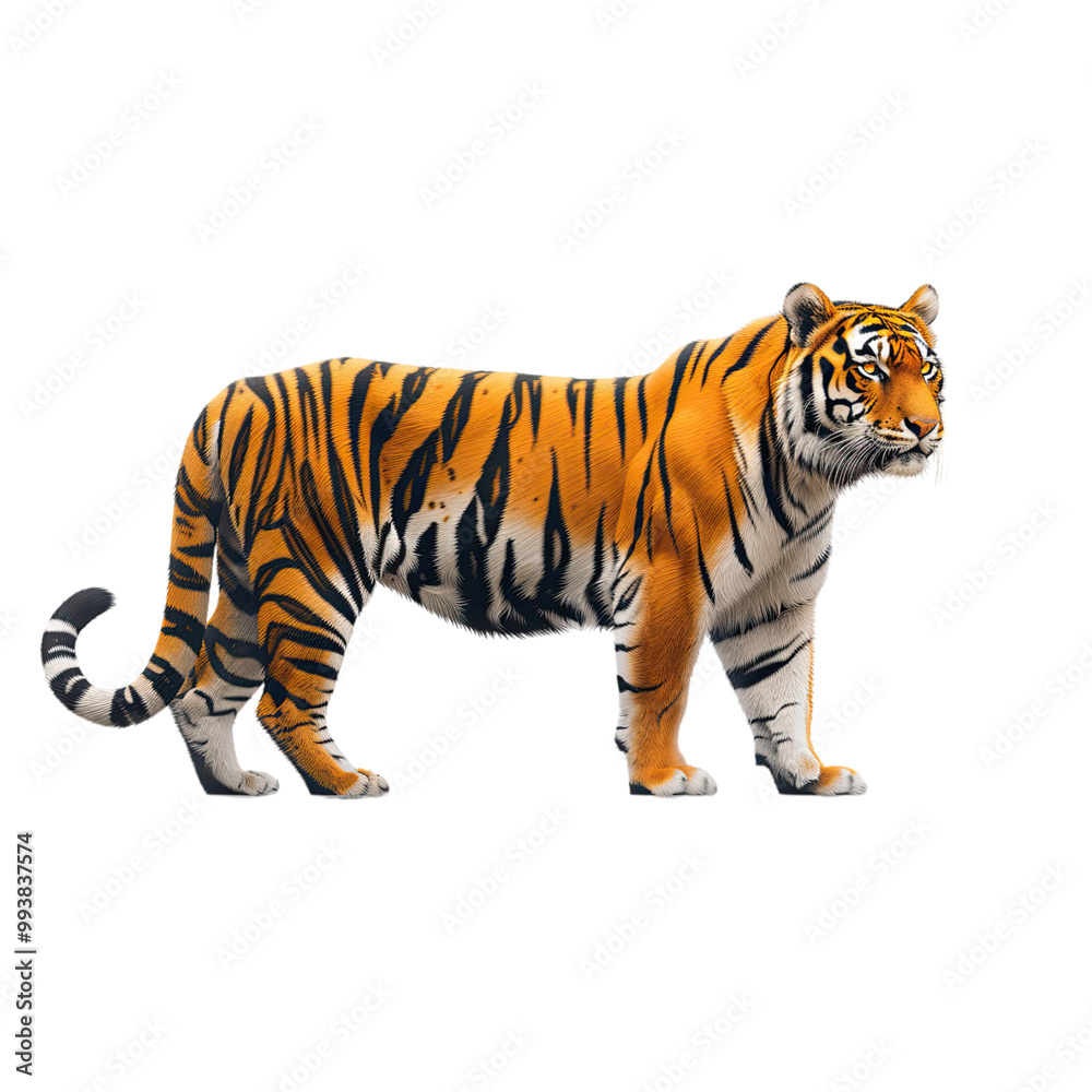 Obraz premium Tiger vector illustration