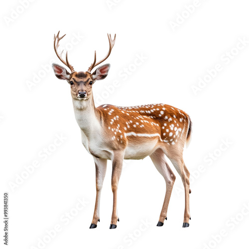 deer isolated on white