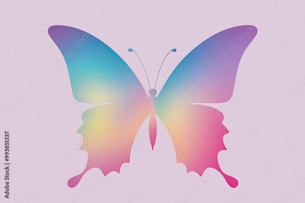 Pastel Color Gradient Butterfly Shape Abstract Blur Design for Social Media Posts Banners and Posters Pastel Color Gradient Butterfly Shape Abstract Blur Design for Social Media Posts Banners and Posters