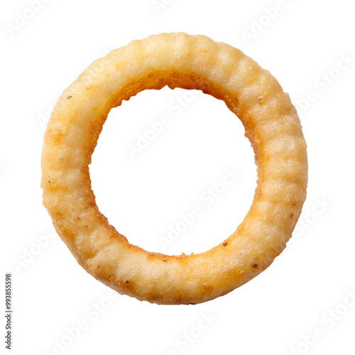 Onion ring isolated on white background