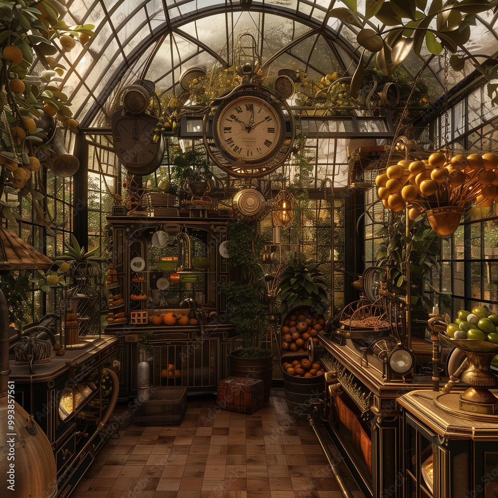 greenhouse with plants greenhouse with plants