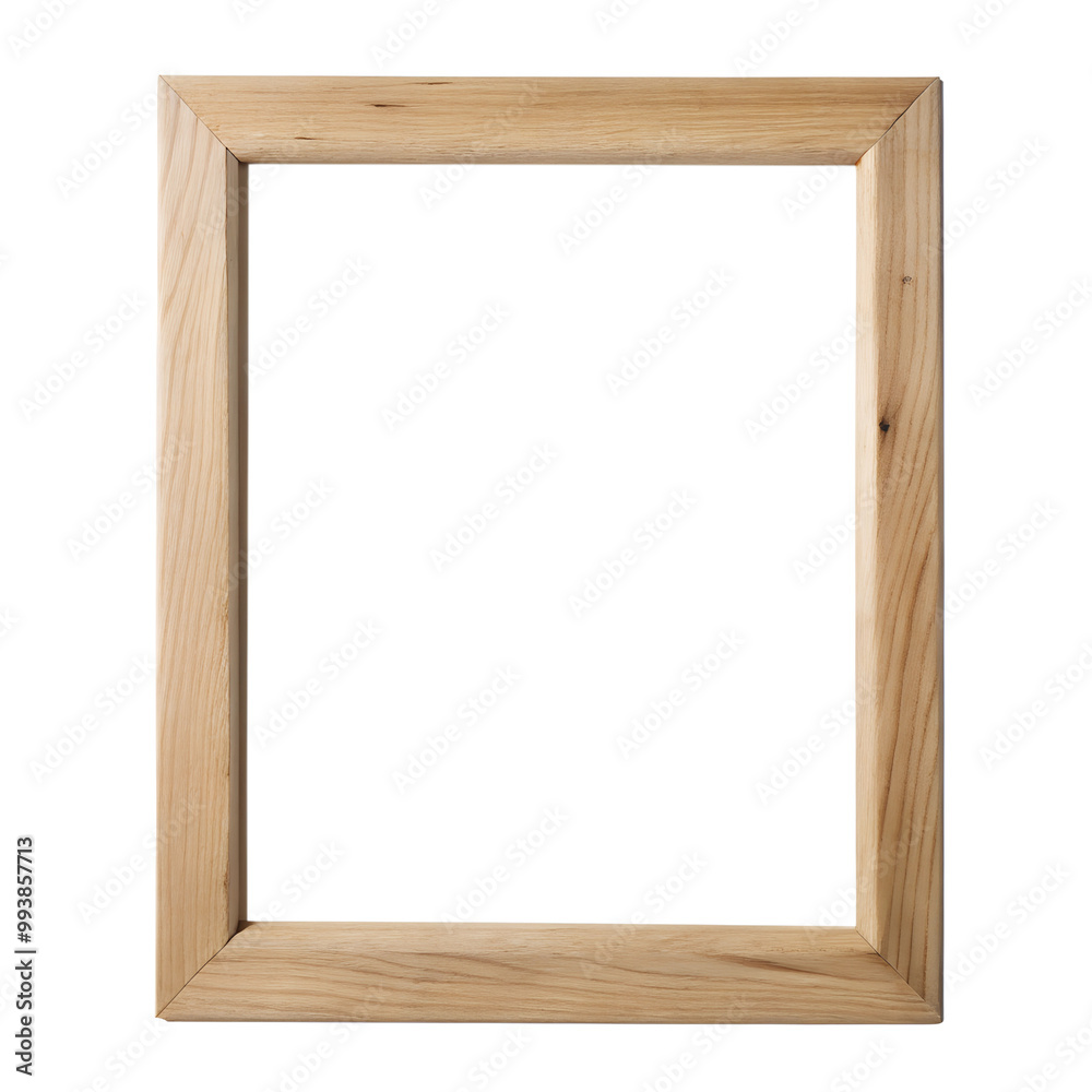 wooden frame isolated on white wooden frame isolated on white