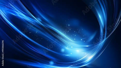 Abstract blue light and shade creative background. Vector illustration. 