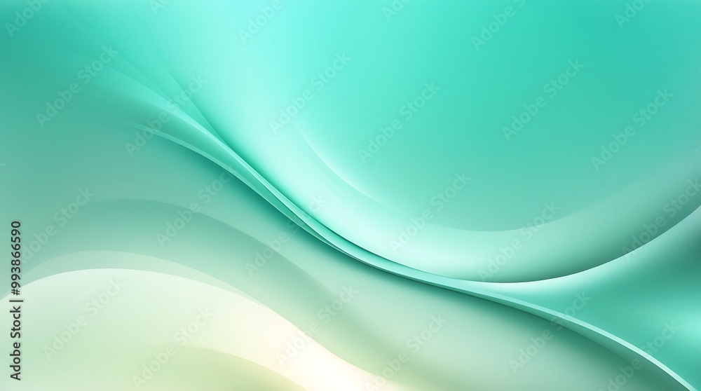 Fototapeta premium Turquoise and Teal Gradient Background for Luxury and Professional Design Projects