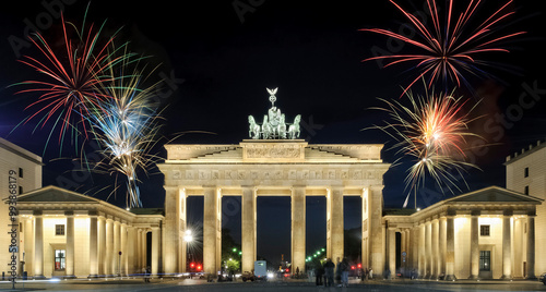 Canvas Print Brandenburger Tor in Berlin