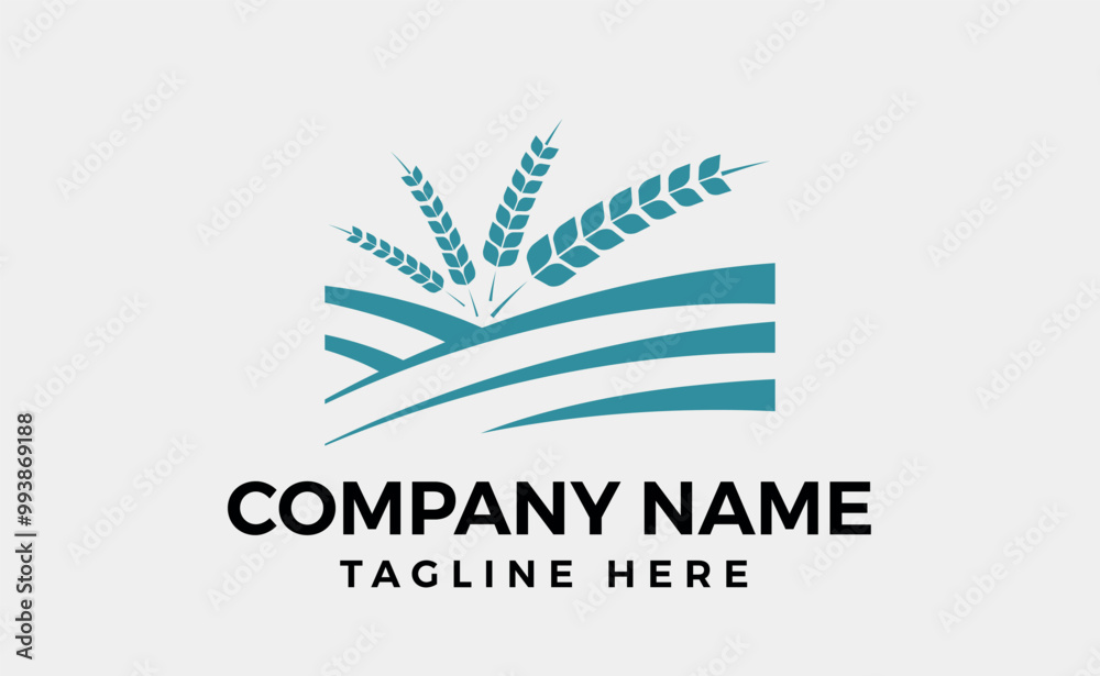 Agriculture field Logo branding design, field vector, leaf illustration and art. Agriculture field Logo branding design, field vector, leaf illustration and art.