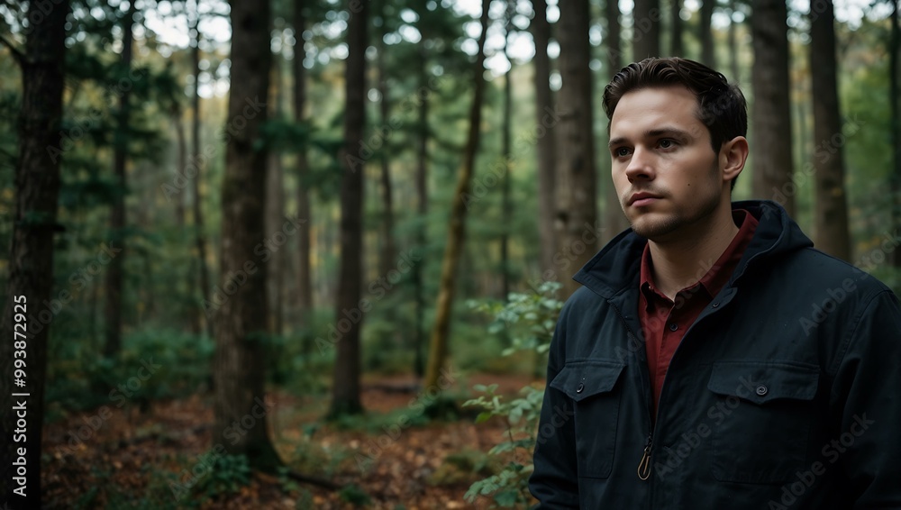 In the woods. In the woods.