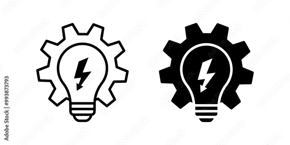 Solution icon. Lightbulb symbol. for mobile concept and web design. vector illustration on white background. Solution icon. Lightbulb symbol. for mobile concept and web design. vector illustration on white background.