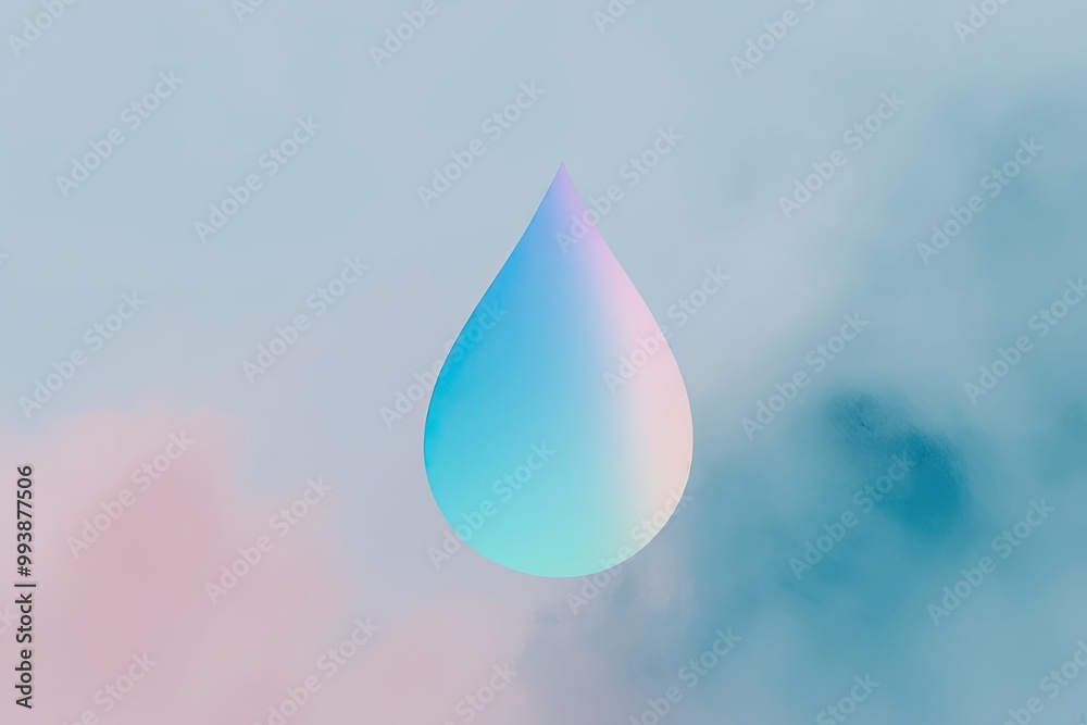 Pastel Blue and Soft Pink Ethereal Mist Gradient Tear Shape for Minimalist Social Media Design Pastel Blue and Soft Pink Ethereal Mist Gradient Tear Shape for Minimalist Social Media Design