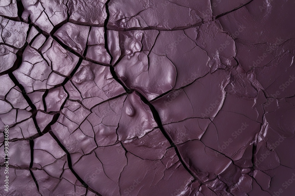 Eccentric Amethyst Cracked Clay Texture for Dramatic and Organic Backdrops