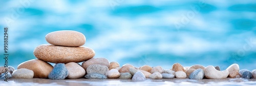 seawaves breaking on brown stones photo