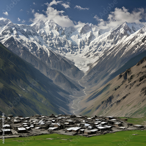 landscape in the mountains