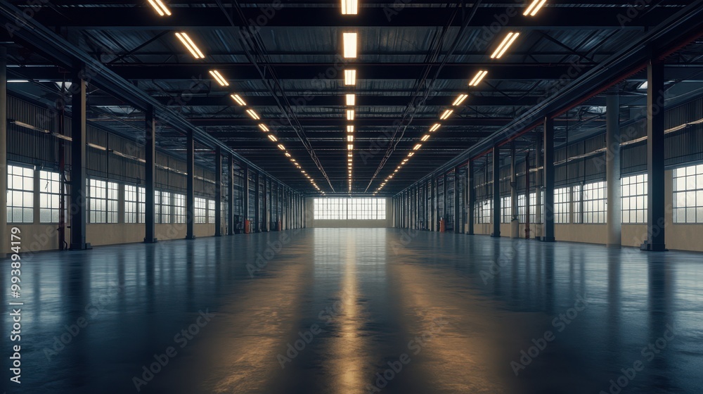 The Empty Industrial Warehouse The Empty Industrial Warehouse
