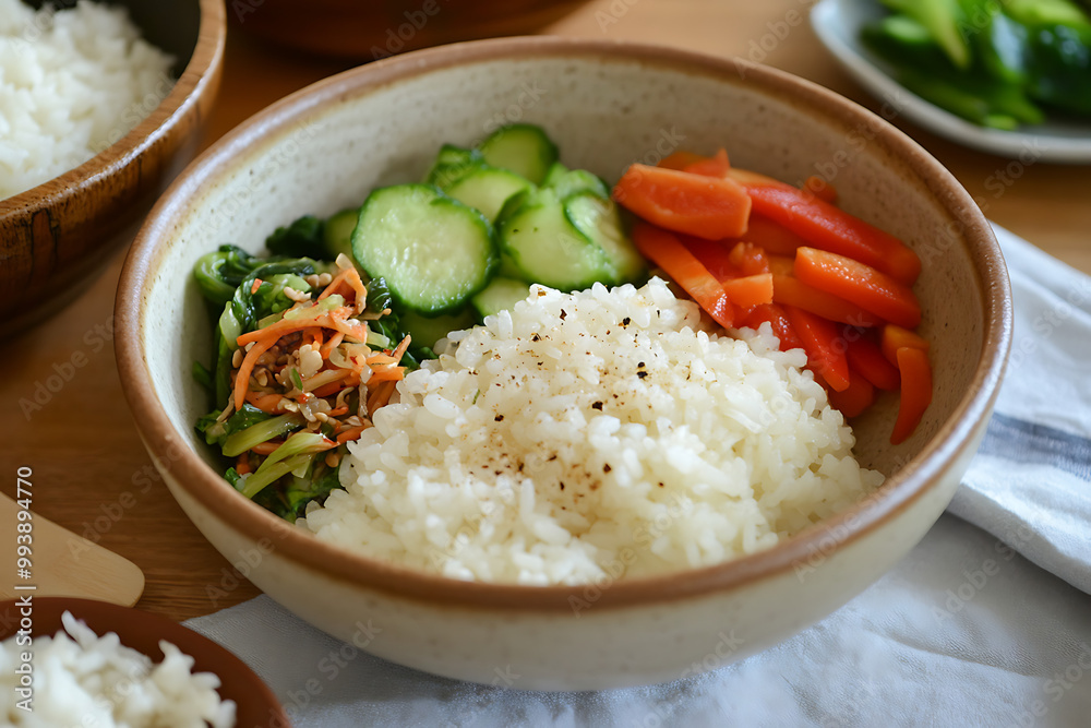 Simple Home-Cooked Meal: A modest yet nourishing meal made from basic ingredients like rice and vegetables, showing that nutritious food doesn’t require extravagance. Simple Home-Cooked Meal: A modest yet nourishing meal made from basic ingredients like rice and vegetables, showing that nutritious food doesn’t require extravagance.
