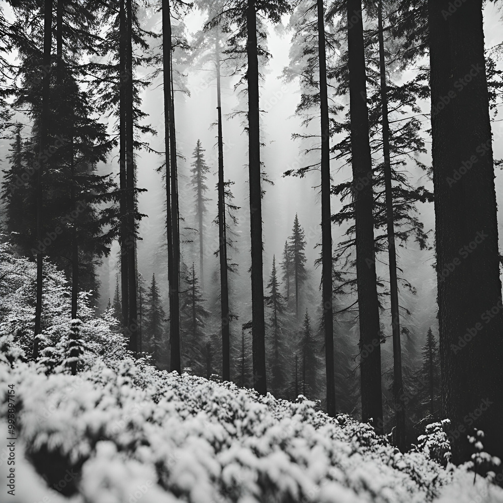 forest in winter
