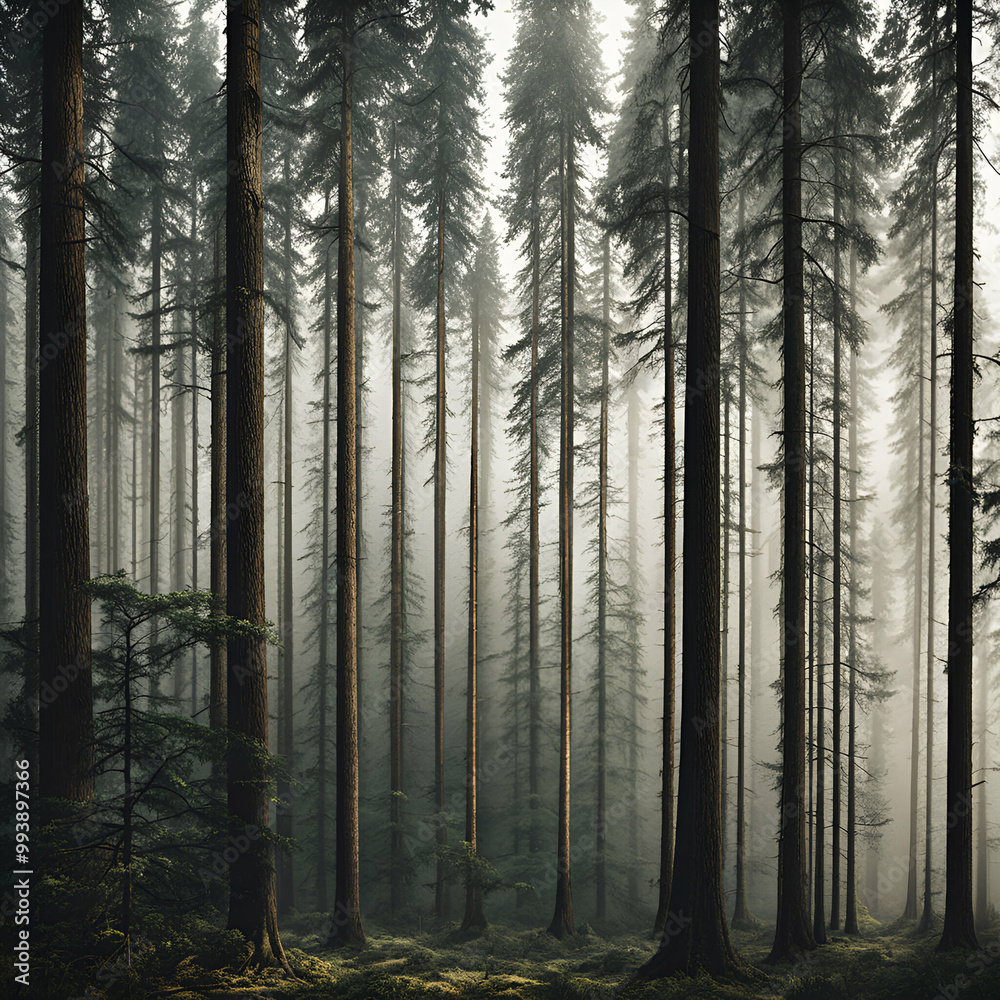 morning in the forest