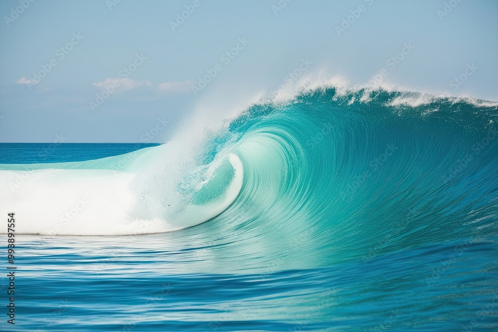 Calming Lagoon Wave in Pastel Blue and Light Teal with Smooth Texture for Tranquil Ocean Imagery Calming Lagoon Wave in Pastel Blue and Light Teal with Smooth Texture for Tranquil Ocean Imagery