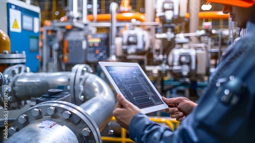 Create a scenario where ICS controls a large-scale oil refinery, automating key processes to increase safety and efficiency