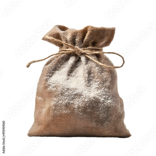 Baseball pitcher's rosin bag isolate 