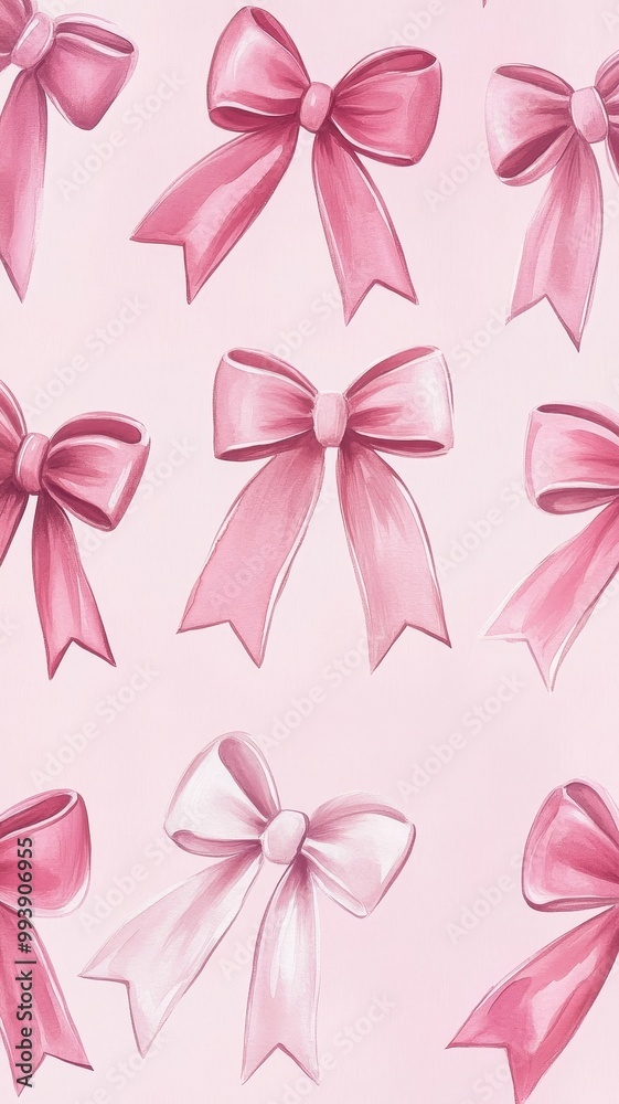 Set of Pink ribbon bow in watercolor style isolated on color background,Watercolor painting Coquette ribbon bow set,Hand drawing decorative bow elements vector illustration,copy space. Set of Pink ribbon bow in watercolor style isolated on color background,Watercolor painting Coquette ribbon bow set,Hand drawing decorative bow elements vector illustration,copy space.