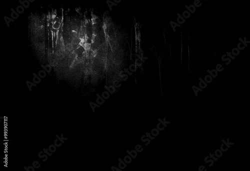 Black wall texture background, grainy texture background