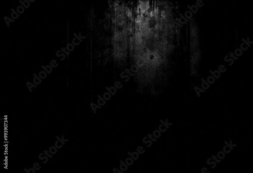 Black wall texture background, grainy texture background