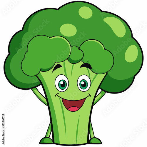 funny cartoon broccoli 