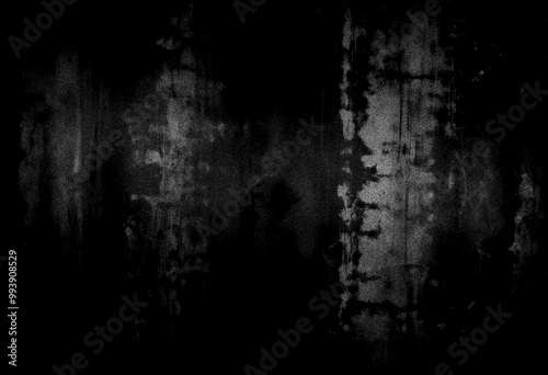 Black wall texture background, grainy texture background