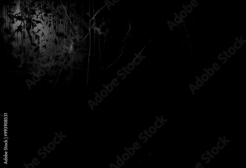 Black wall texture background, grainy texture background