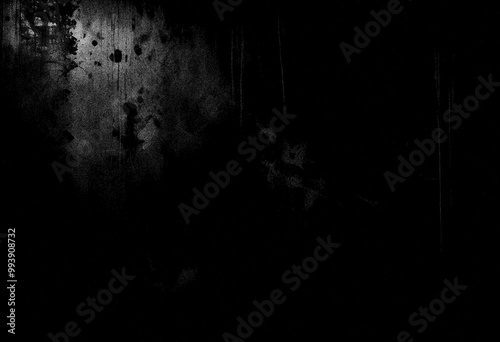 Black wall texture background, grainy texture background