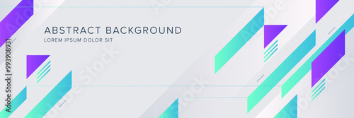 Modern abstract background for presentation design, dynamic shapes composition. Vector illustration