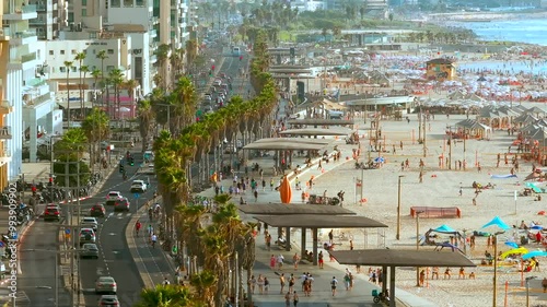 Tel-aviv, Promenade, daylight  photo