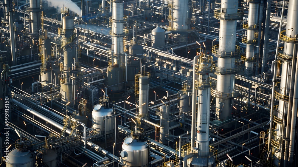 Create a scenario where ICS controls a large-scale oil refinery, automating key processes to increase safety and efficiency Create a scenario where ICS controls a large-scale oil refinery, automating key processes to increase safety and efficiency