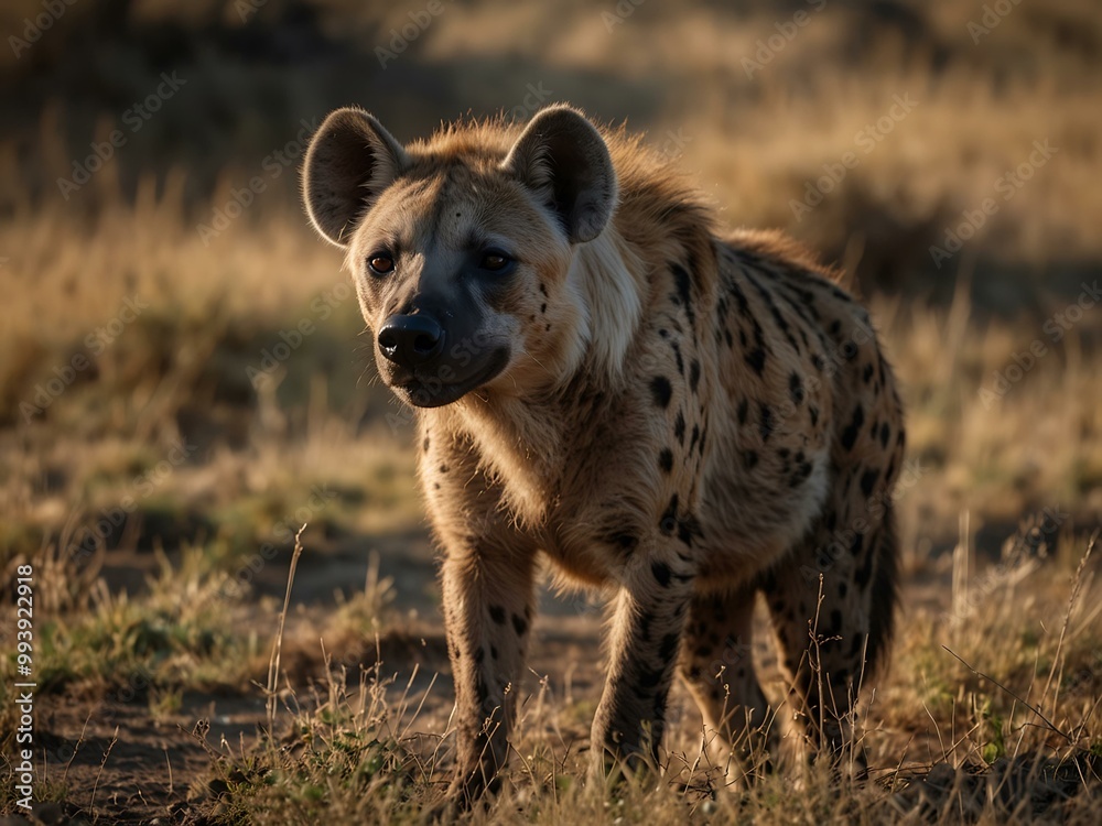Spotted hyena, the largest species found in sub-Saharan Africa. Spotted hyena, the largest species found in sub-Saharan Africa.
