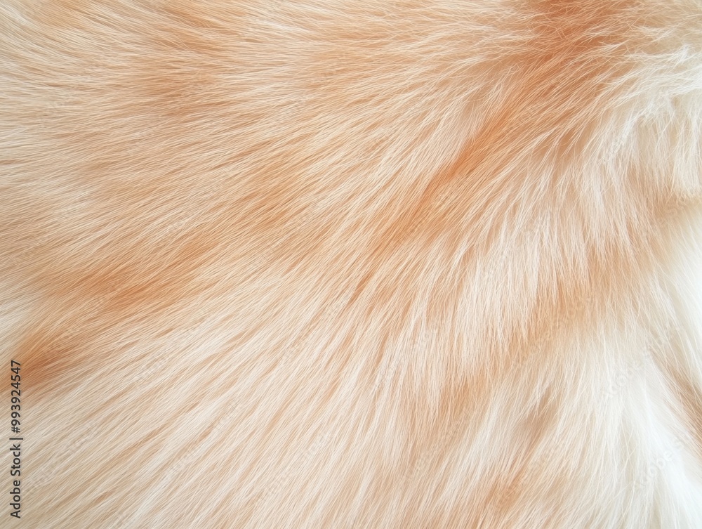 Close-Up of Soft Beige Fur Garment Highlighting Luxury and Texture in Sustainable Fashion Close-Up of Soft Beige Fur Garment Highlighting Luxury and Texture in Sustainable Fashion