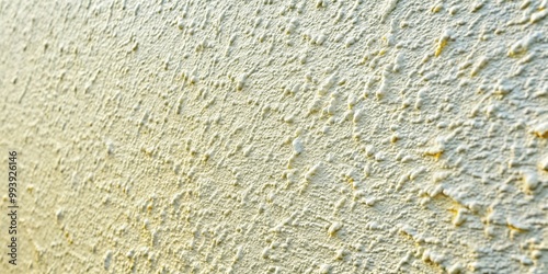 Close-up of Textured White Paint Surface on Wall with Subtle Variations and Natural Lighting Effects