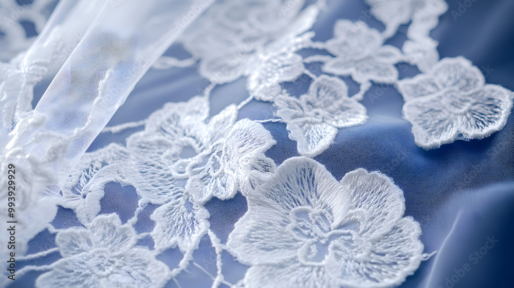 Macro White Lace Floral Cotton Macro White Lace Floral Cotton