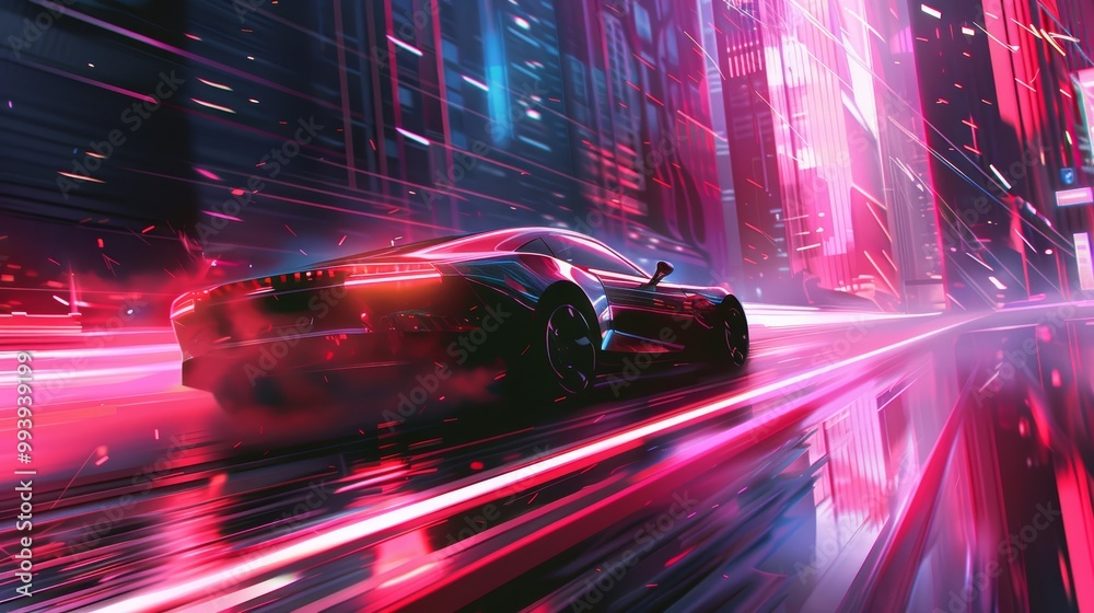 Urban Thrill: The Essence of Speed and Light Urban Thrill: The Essence of Speed and Light