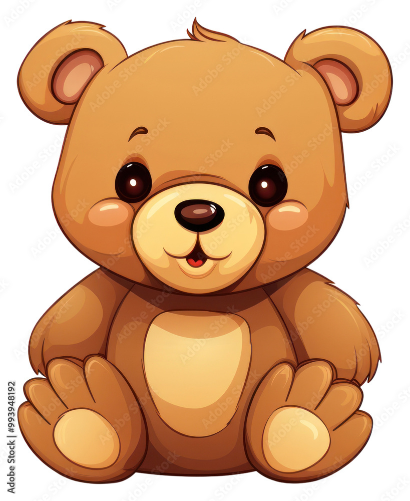 Obraz premium PNG Mammal bear toy transparent background.
