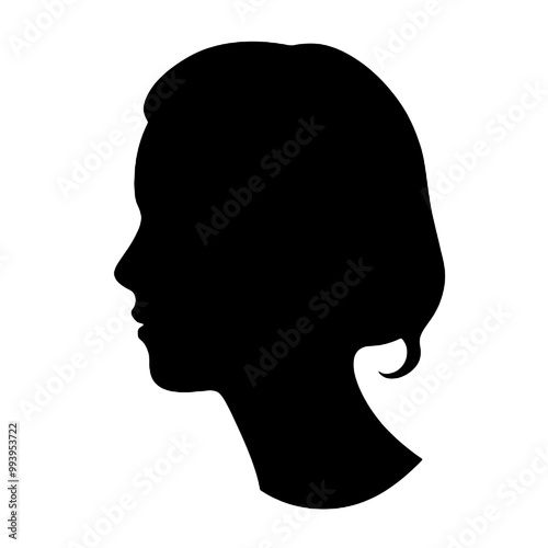 Wicked Horror Face Silhouette – Scary Vector Illustration for Creepy Themes