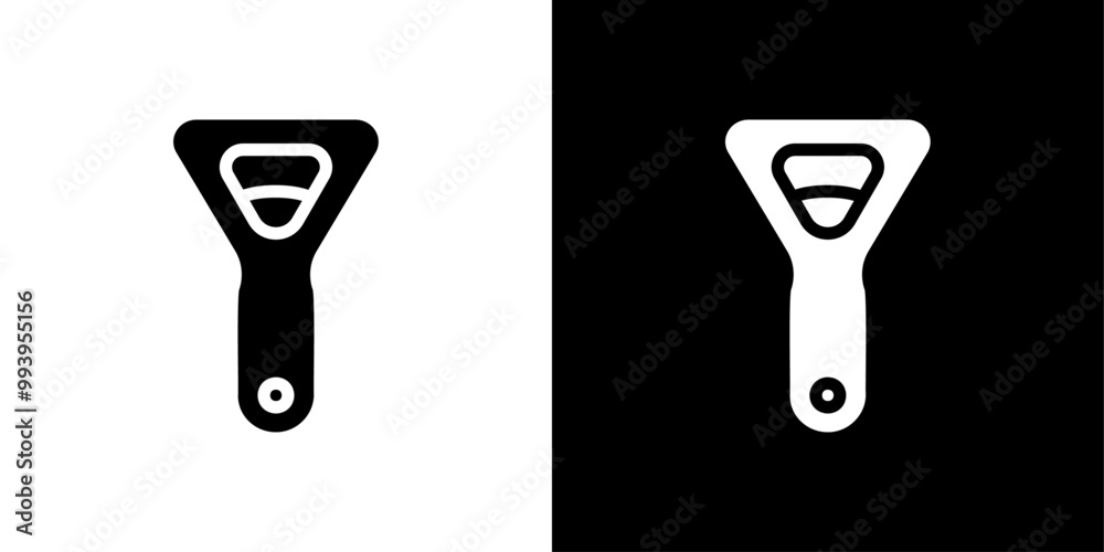bottle opener icon set vector illustration bottle opener icon set vector illustration