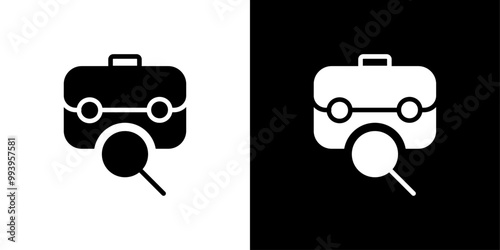 Job Seeking Icon set vector illustration