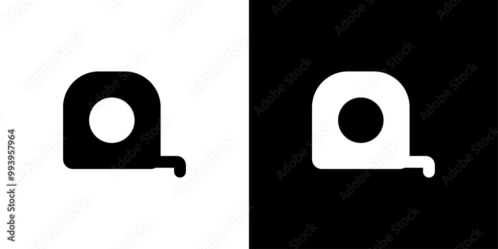 measure tape icon set vector illustration measure tape icon set vector illustration