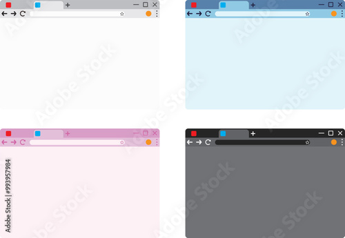 ブラウザウィンドウ　セット