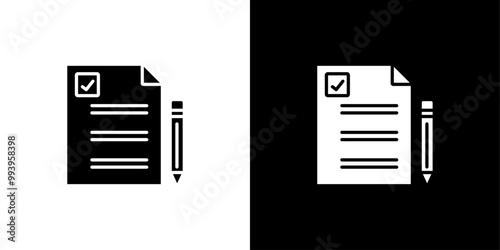 paperwork icon set vector illustration